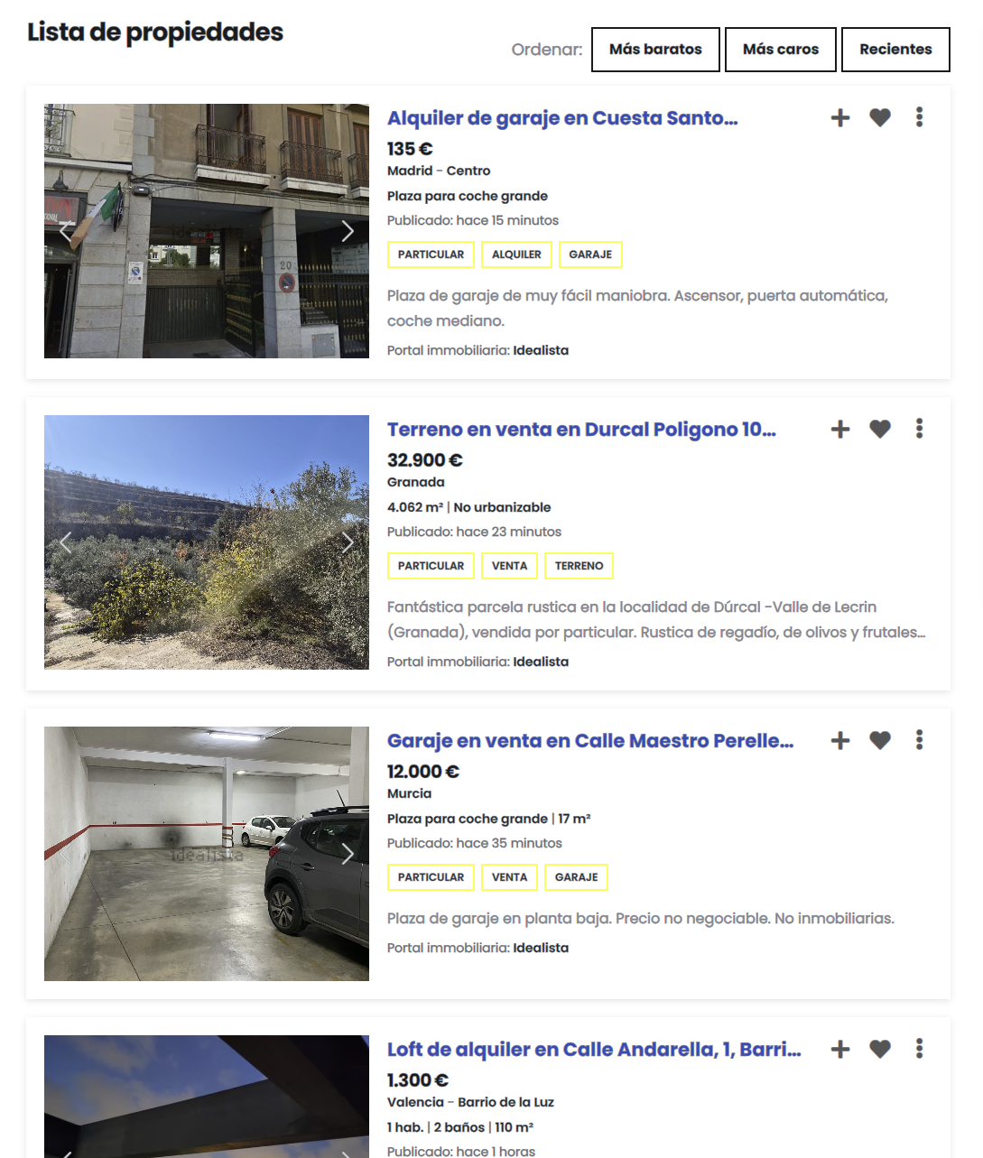 Dashboard - Software Inmobiliario | Captacion Inmuebles Facil